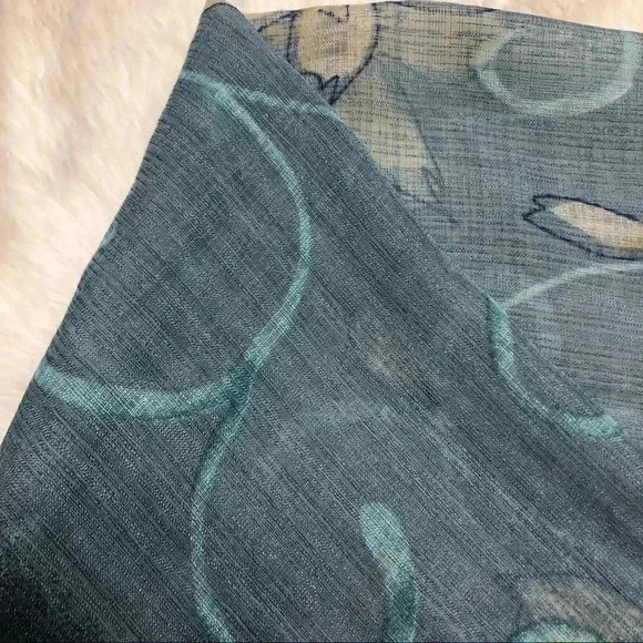 Sheer Scarf  Black, Grey, & Yellow - Picture 7 of 13